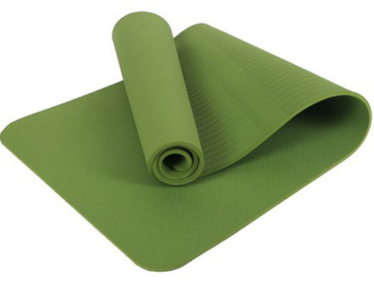 6mm TPE Fitness Yoga Mat Crack Resistance untuk latihan di rumah