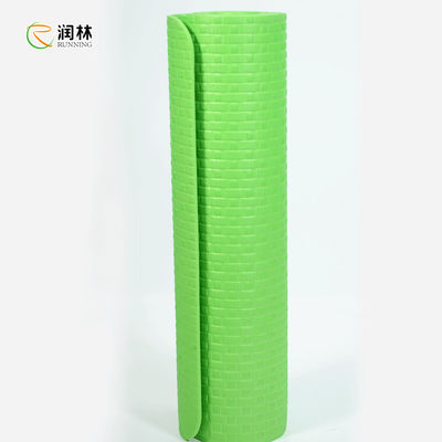 183x61cm EVA Yoga Mat Kepadatan Tinggi Multi Fungsional Untuk Latihan Gym Gym