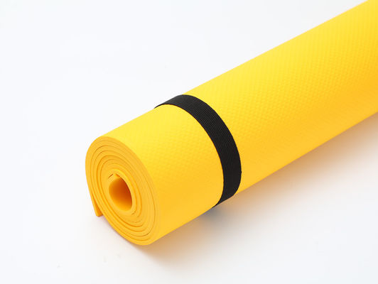 Tikar Yoga EVA Tahan Lama, Tikar Yoga Anti Selip Tebal 6mm dengan Garis Posisi