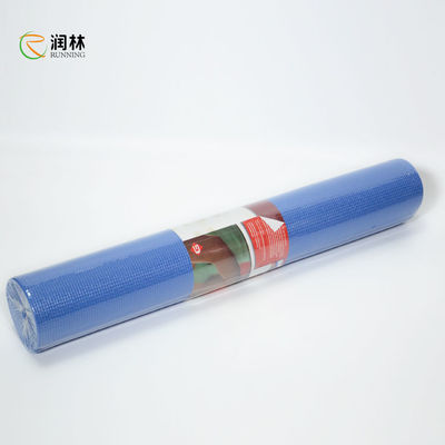Latihan Kebugaran 4-10mm Tebal Yoga PVC Mat Roll Anti-Slip Berbagai Warna