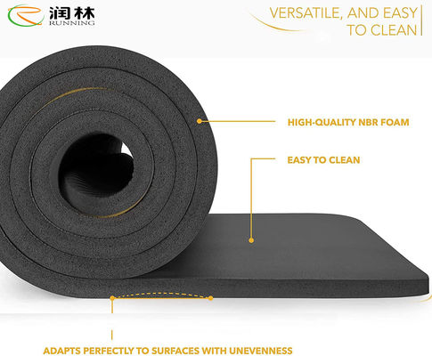 10mm Multi Warna Non Slip Nbr Foam Yoga Mat Untuk Latihan Lantai