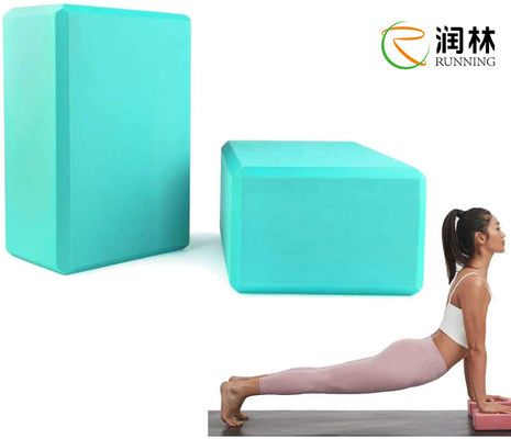 2 Pack Soft EVA Foam Yoga Bricks Anti Slip Memberikan Stabilitas Dan Keseimbangan