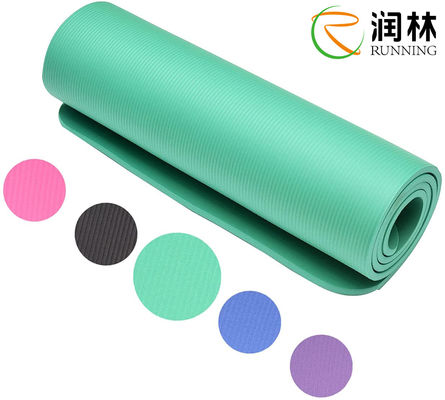 Comfort Foam 10mm NBR Anti Slip Yoga Mat Untuk Latihan Pilates