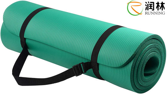1/2 Inch Extra Tebal High Density Anti Air Mata Latihan Yoga Mat dengan Tali Gantung