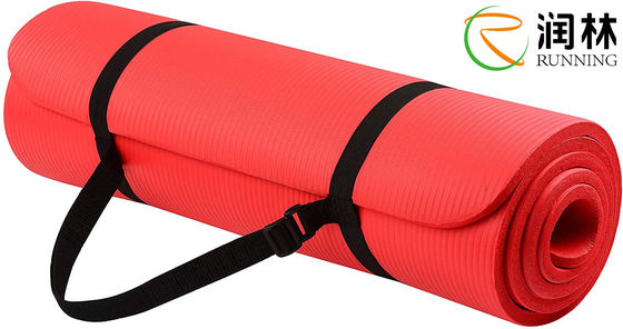 1/2 Inch Extra Tebal High Density Anti Air Mata Latihan Yoga Mat dengan Tali Gantung