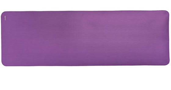Polyester PVC Rekombinasi Lipat Yoga Mat Dekoratif Anti Slip