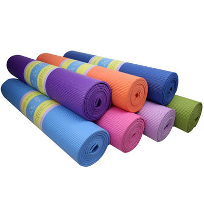 PVC Colorful Fitness Yoga Mat Roller Dengan Cetak Kustom