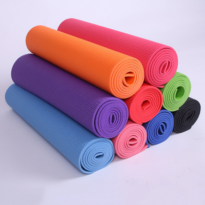 High Density Custom Logo PVC Yoga Mat Label Private Berbagai Ukuran Ramah Lingkungan