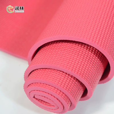 Matras Yoga Multi Warna 3mm yang dapat dicuci, Tikar Kebugaran PVC tidak beracun toxic
