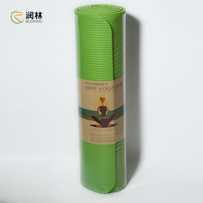 25mm NBR Foam Yoga Mat permukaan non slip untuk Latihan