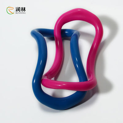 Beberapa Warna 11.5*23cm Yoga Fitness Ring dengan Safety anti slip handle