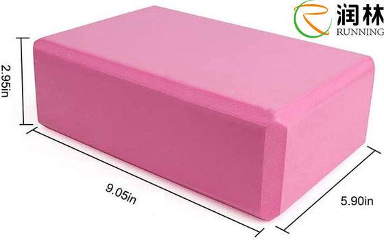 2 Pack Soft EVA Foam Yoga Bricks Anti Slip Memberikan Stabilitas Dan Keseimbangan