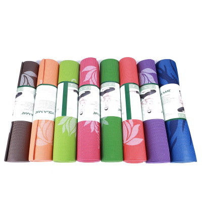 Pencetakan Kustom Ramah Lingkungan PVC Yoga Mat Tahan Aus