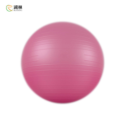 Bahan PVC Yoga Balance Ball Anti Meledak Non Slip 55cm 65cm Untuk Home Gym Office
