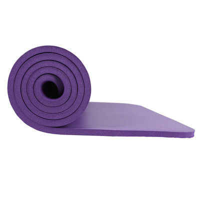 Latihan Gym Kepadatan Tinggi Nbr Yoga Mat Dapat Dicuci Ramah Lingkungan 10mm