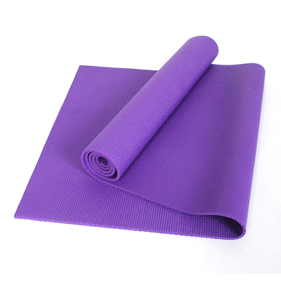 Gym Kustom Cetak PVC Yoga Mat 3mm 4mm 5mm 6mm 8mm Tebal Dengan Tali Gantung