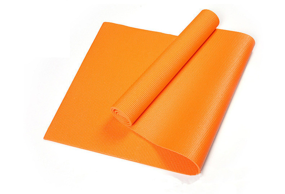 Latihan Tebal Karet Pvc Kustom Dicetak Yoga Mat Printing Peralatan Kebugaran