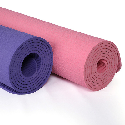 Cuboid Anti Tears 4mm TPE Pvc Yoga Mat Untuk Senam Pilates