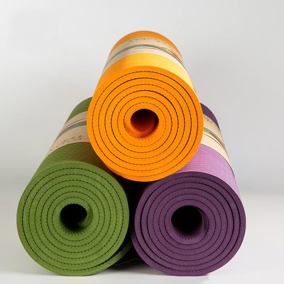 Latihan Rumah TPE Yoga Mat Anti Skid ECO Friendly 1830 * 610 * 6mm