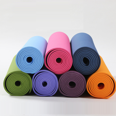 Gym Latihan Kepadatan Tinggi TPE Yoga Mat Anti Slip Ramah Lingkungan 3-10mm